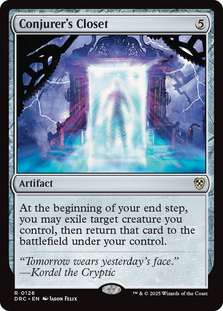 Conjurer's Closet Aetherdrift Commander MTG Magic Card
