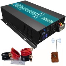 WZRELB 3000W 36V 120V Pure Sine Wave Power Inverter Remote Control