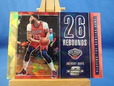 Anthony Davis Contenders Optic 2018-19 Playing The Numbers Game Red Cracked Ice 
