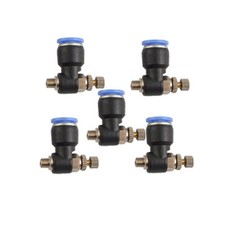 5 Pcs 5mm Thread Airflow Speed Control Valve Connector&oplus;IK
