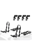 Leader Accessories Folding Kayak Rack 4 Pcs/Set J Bar Car Roof Rack