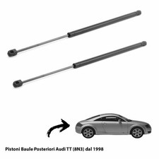 2  MOLLE A GAS PISTONI PISTONCINI PORTELLONE BAGAGLI AUDI TT (8N3) 1998