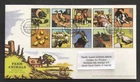 GB 2005 FDC Farm Animals Tallents House Pmk - FREE UK P&P!