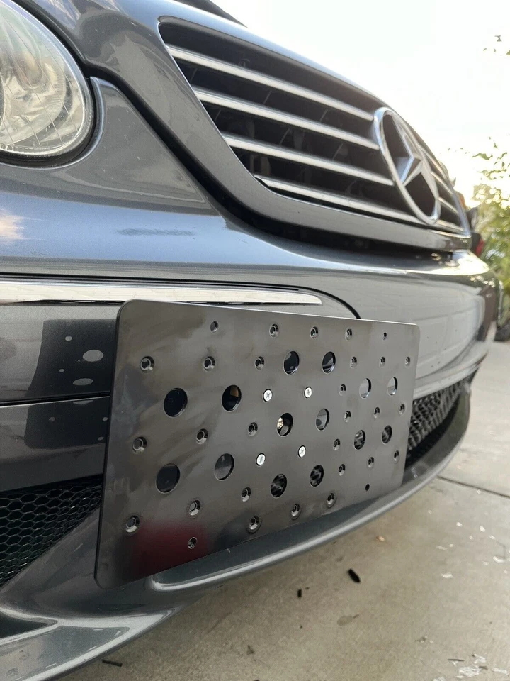 Gancho de remolque de parachoques soporte de montaje de matrícula para Mercedes Clase CL 2000-2006 nuevo Foto 3 de 4