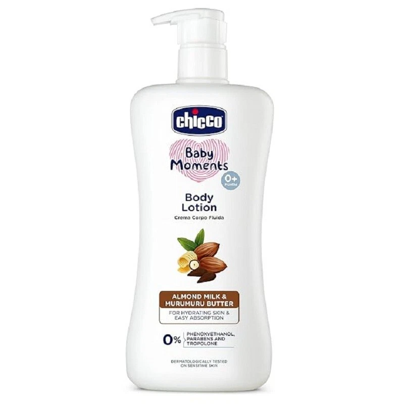 Loción Corporal Chicco Baby Moments para Bebés, 500ml|Leche de Almendras y Mantequilla Murumuru Foto 3 de 3