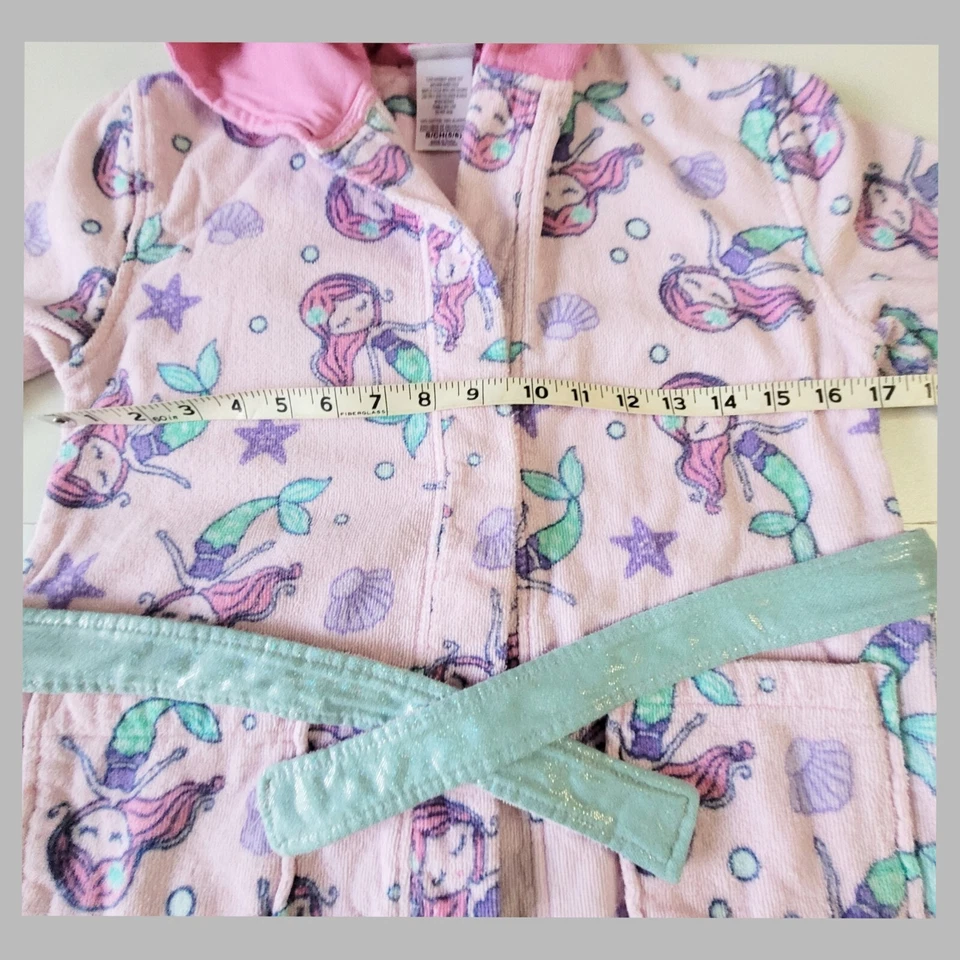 Saint Eve русалка розовый халат для ванны/плавания прикрытие размер 5/6 - Изображение 4 из 4