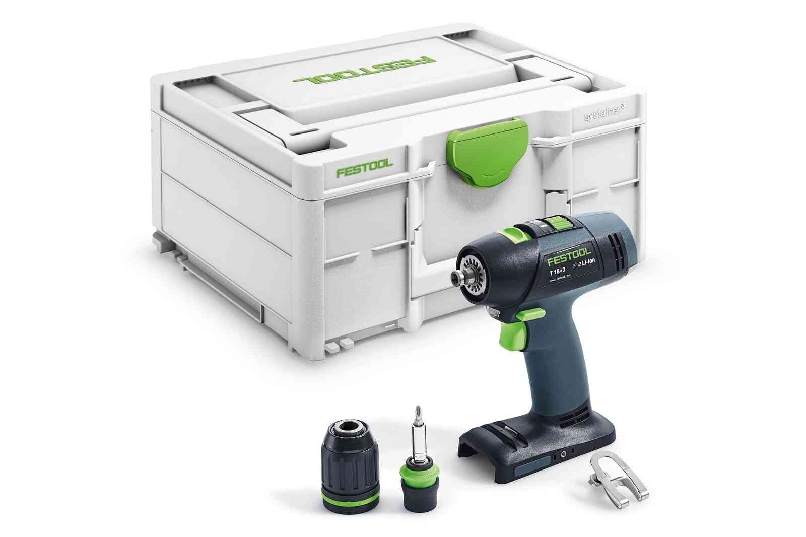 Festool Trapano avvitatore a batteria T 18+3-Basic 576448