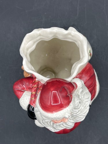 Fitz & Floyd 1994 Santa Claus Centerpiece With Toy Bag Hand-Painted Christmas - Picture 5 of 6