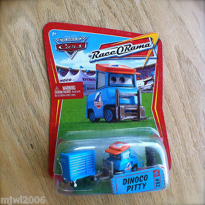 Disney PIXAR Cars DINOCO PITTY Luke Pettlework diecast RACE O RAMA