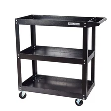 3 Tier Rolling Tool Cart with Wheels/Handle Utility Cart Industrial Service Cart