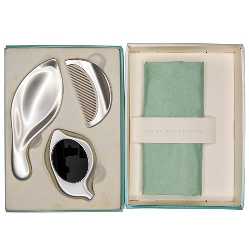 Japan Exclusive 1998 Shiseido Hanatsubaki Angela Cummings 3-Pcs Hair Brush Set - Picture 9 of 10