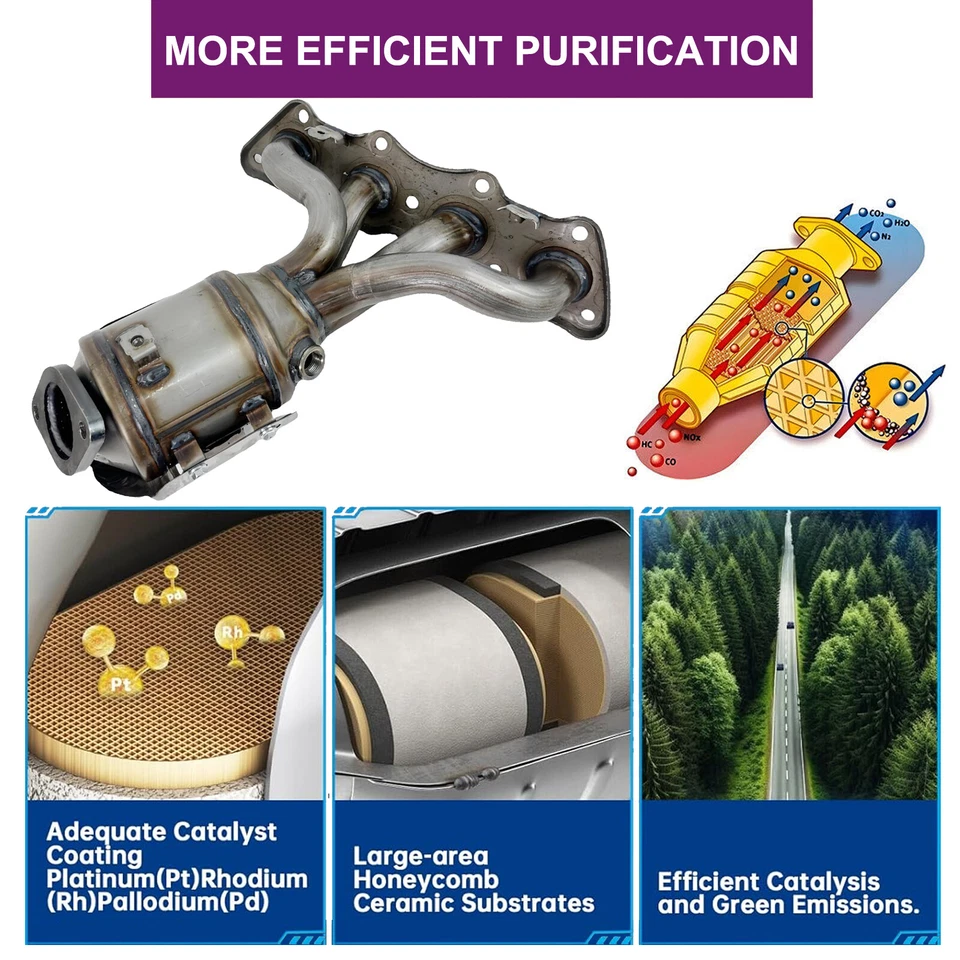 Manifold Catalytic Converter For Kia Rio 2012-2014 / Kia Soul 2012-2016 1.6L EPA - Image 3 of 4