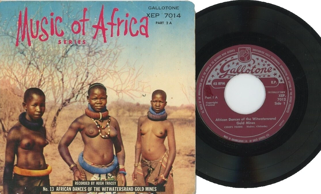 World Music Very Good Plus (VG +) Grading African 45 RPM Speed Vinyl Records