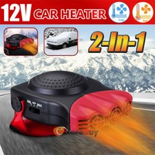 150W Electric Car Heater 12V DC 3 Holes Heating Fan Defogger Defroster Demister