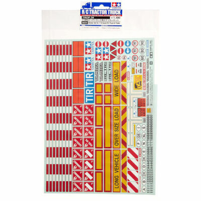 Tamiya RC 56534 Tractor Truck / Trailer 1:14 Sticker Set