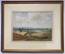 Walter H Keyte -Antique original watercolour painting signed, early 20th Century