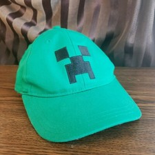 Jinx Youth Baseball Hat Minecraft Creeper Green Adjustable 2015 Mojang AB