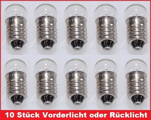 TRUMPF Vorderlicht Rücklicht Birnchen Fahrradbirnchen Fahrradlampe Licht Glühbirne NEU