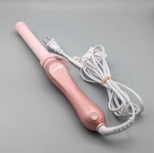 BeachWaver B1 Rotating 1" Curling Iron BW16H1 Pink Glitter