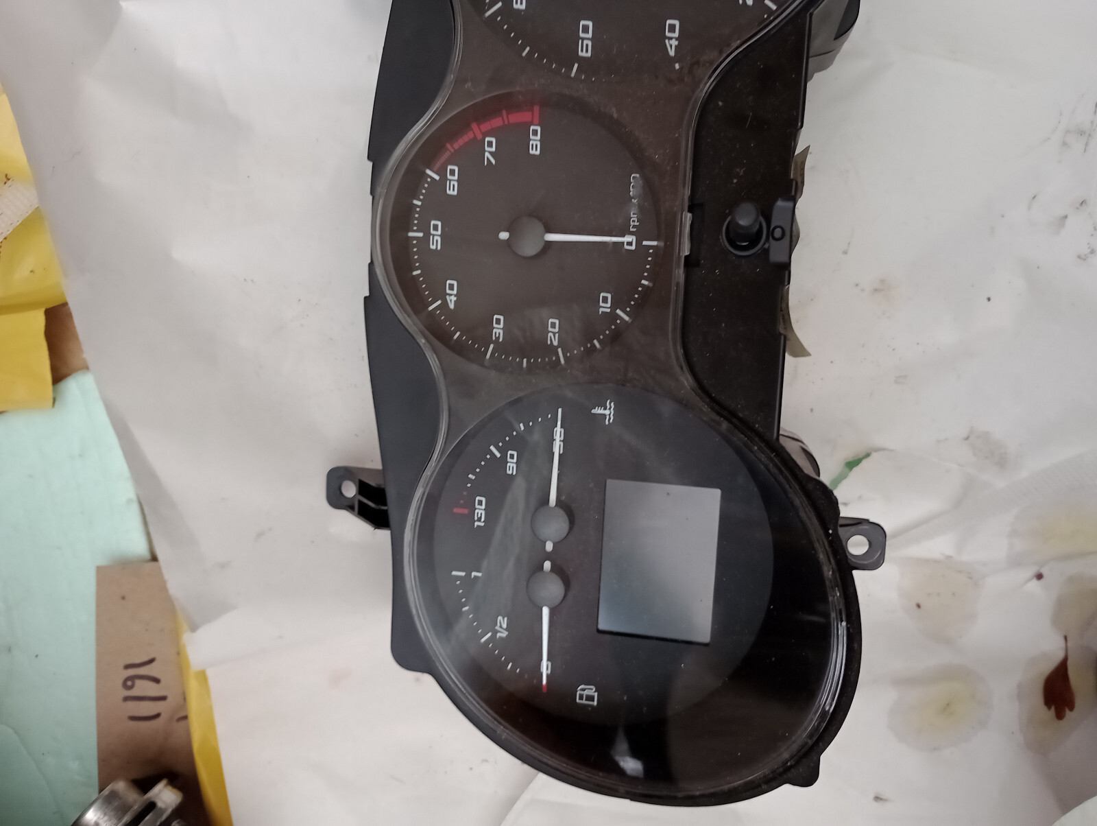 SEAT ALTEA XL / LEON SPEEDO DASH DISPLAY CLOCKS 1P0920910E SPEEDOMOTER