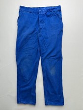French Workwear Blue Vintage Work Pants 14