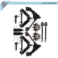 For Dodge Dakota 4WD 12Pcs control arm ball joint tie rod end Wheel Bearning Hub