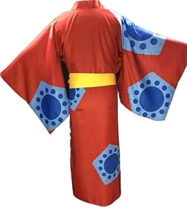 SBluuCosplay Wano страны красный кимоно косплей костюм наряд для Хэллоуина - Изображение 3 из 3