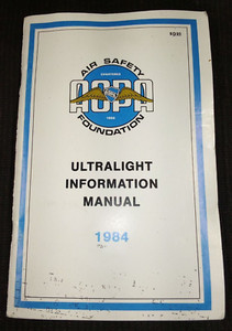 Ultralight Informational Manual 1984 AOPA Air Safety Foundation