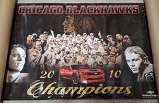 (THREE) RARE Chicago Blackhawks Chevy 2010 Stanley Cup Champions 36
