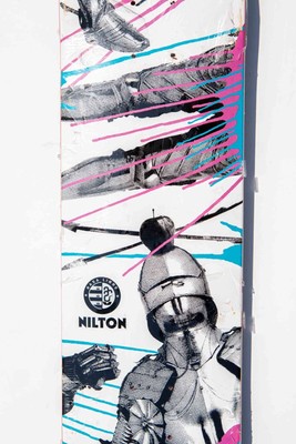 Nos Rasa Libre Skateboards Nilton Neves Pro Deck 7 75 X 31 Rare Ebay