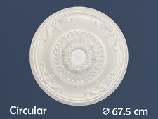 Ceiling Rose Easy Fit Very Light Weight Polystyrene 67.5cm Diameter Finest