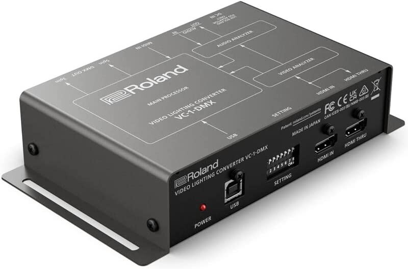 Roland VC-1-DMX VIDEO LIGHTING CONVERTER Brand New in Box Express