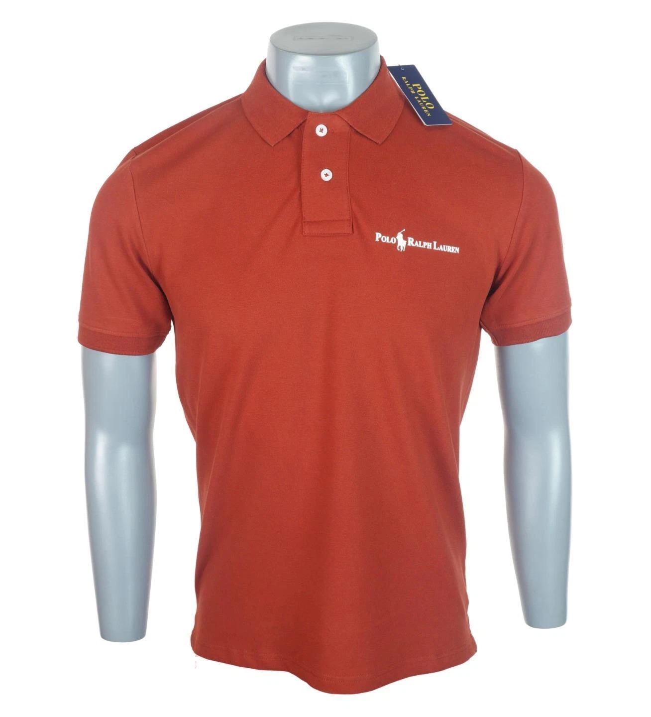 New Genuine Men's Ralph Lauren Stretch Polo Shirt Embossed Red
Opens in a new window or tab