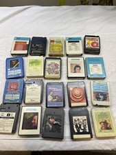 Lot of 20 Untested 8 Tracks Light Classic Rock Motown Pop Easy Listening Soul