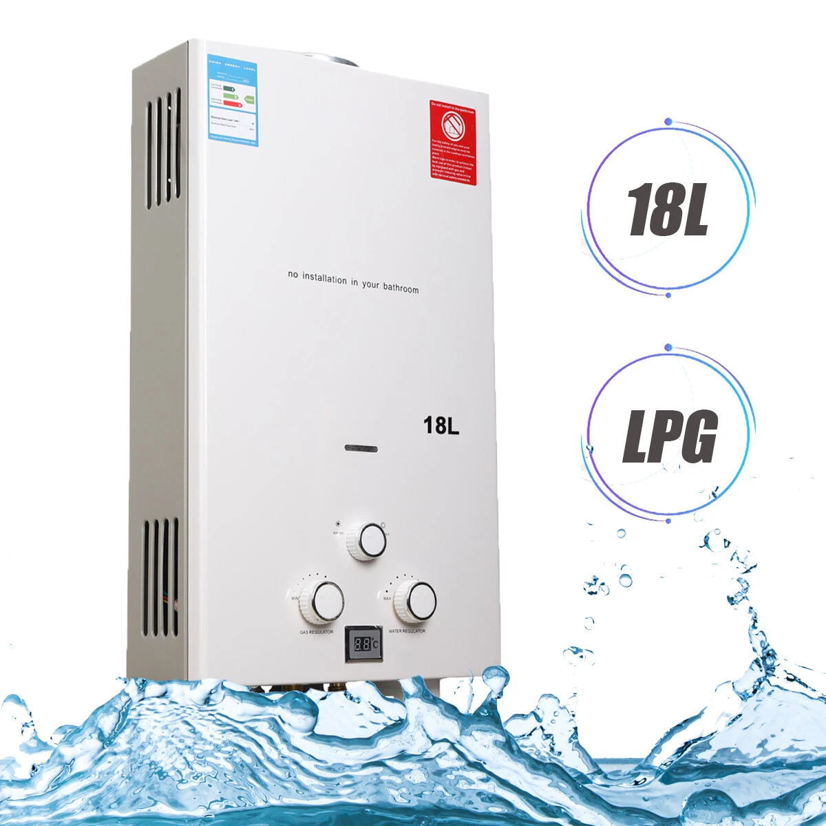 Gas on sale water geyser