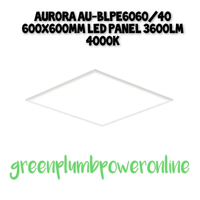 Aurora AU-BLPE6060/40 600x600mm LED Panel 3600lm 4000k