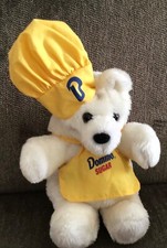 Domino Sugar Plush Reversible Teddy Bear Commonwealth Toys 1988 /w Bear Booklet