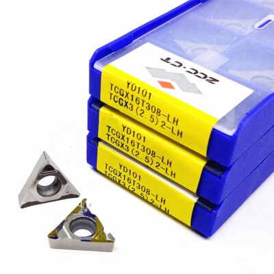 10pcs TCGX16T308-LH YD101 ZCC.CT Tools CNC blade Carbide Inserts