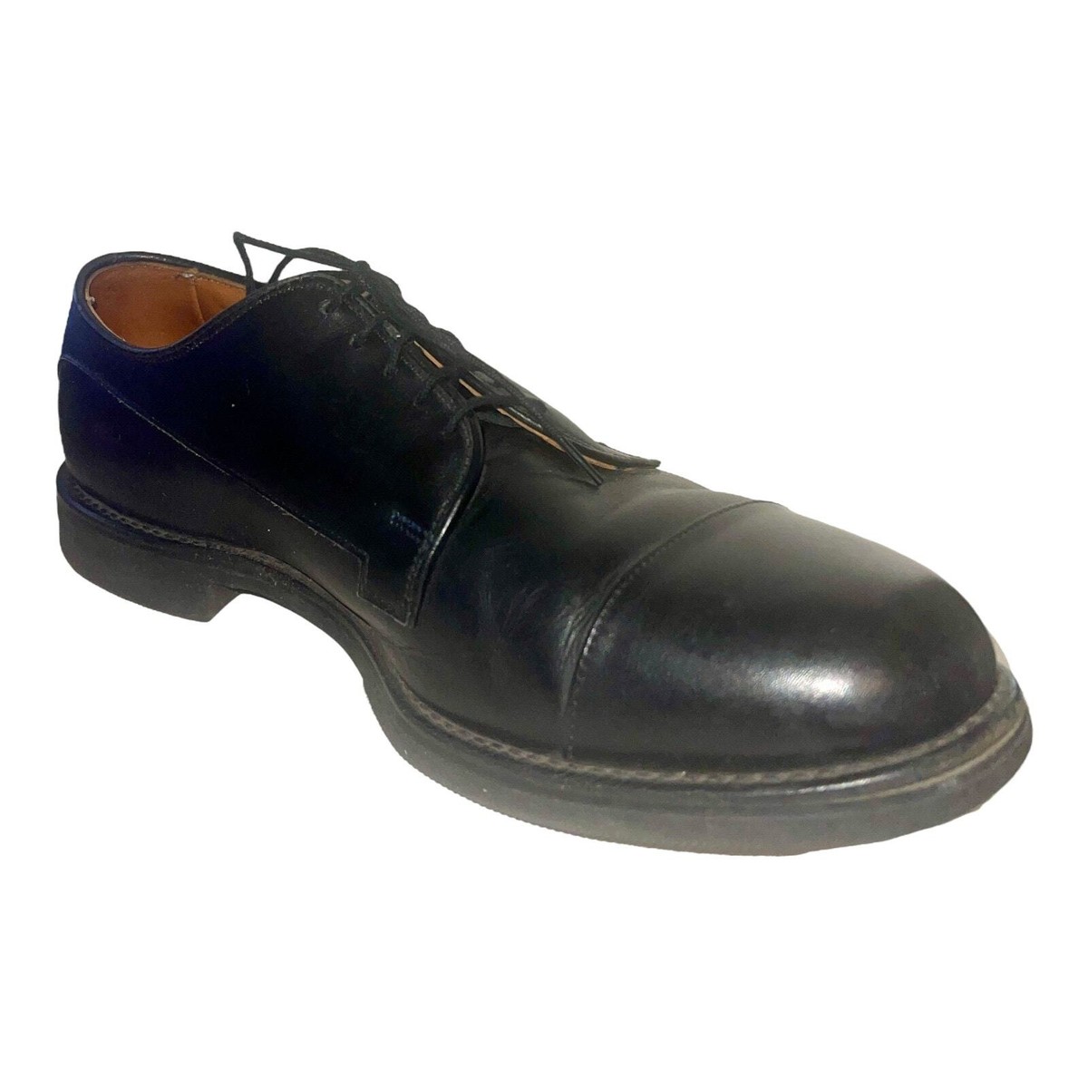 Allen Edmonds Bergland Cap Toe Oxfords Black Leather Dress  display picture 1