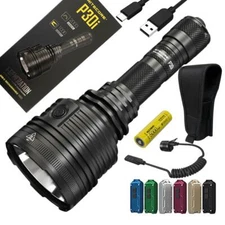 NITECORE P30i Rechargeable LED Flashlight 2000 Lumen w/ FREE TIP Keychain Light