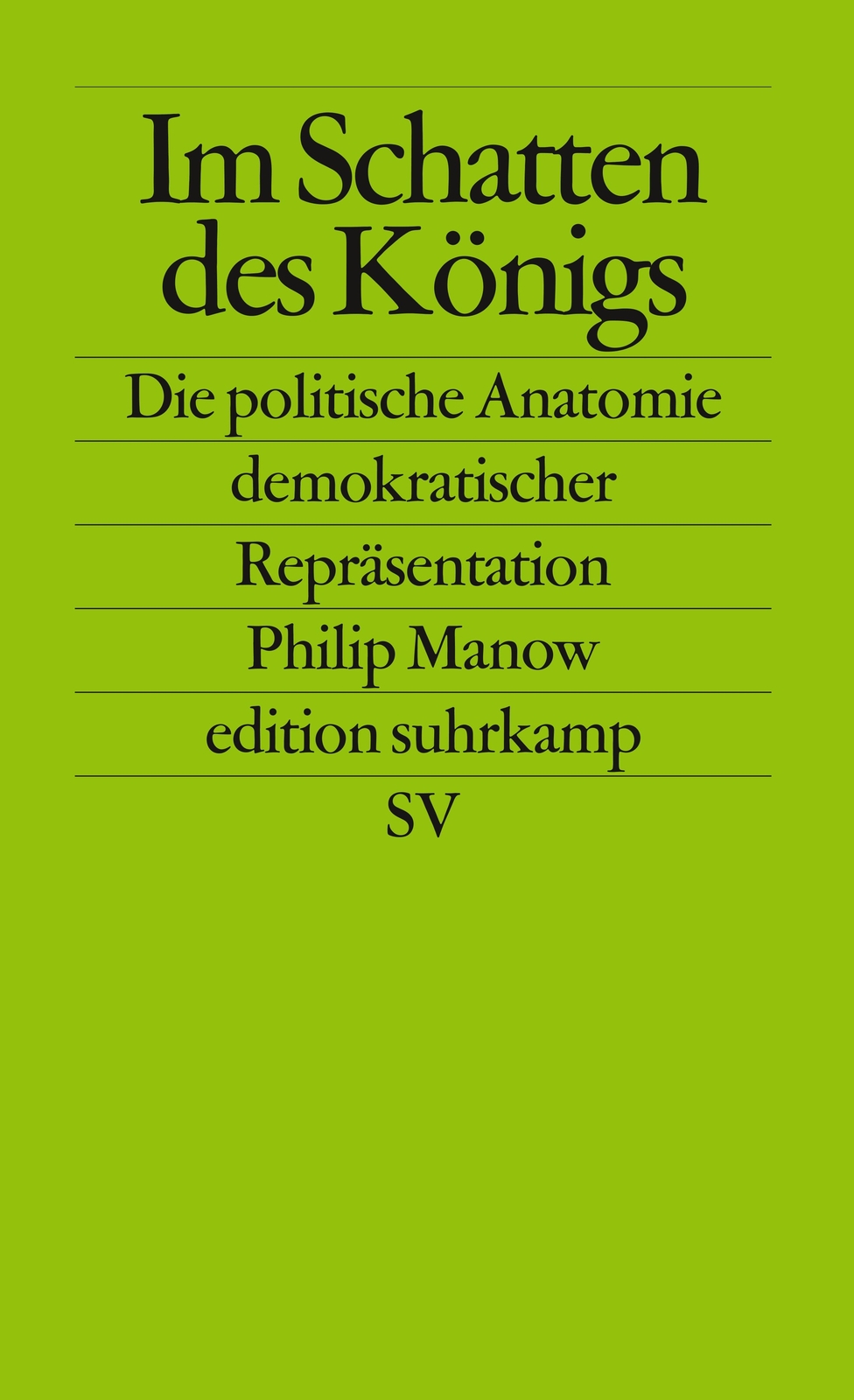 Thumbnail - Philip Manow / Schatten Des Königs
