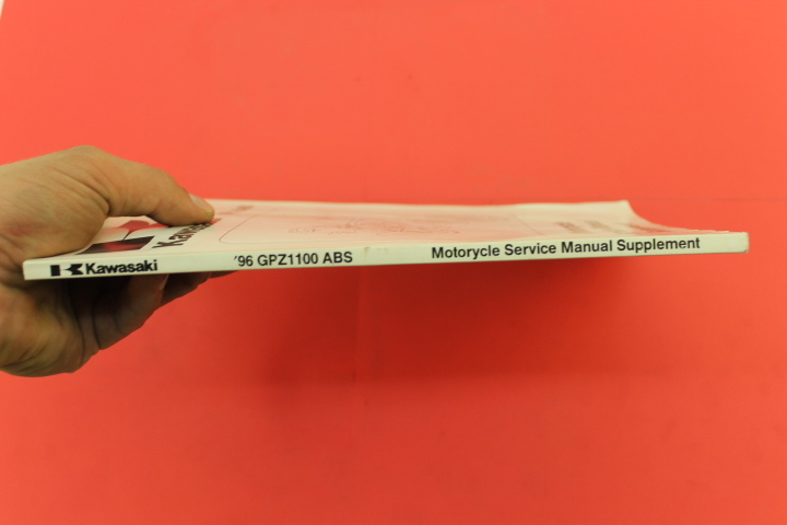 KAWASAKI ZX1100-F1 1996 ABS SUPPLEMENT SERVICE MANUAL USED