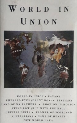 World In Union Cassette.Columbia 469047 4.Kiri Te Kanawa/England Rugby Cup Squad