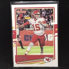 2020 Panini Donruss Football Base Set Card #1 Patrick Mahomes Kansas City Chiefs