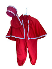 Costume Little Red Riding Hood Halloween Toddler jumpsuit, cape, bonnet, basket