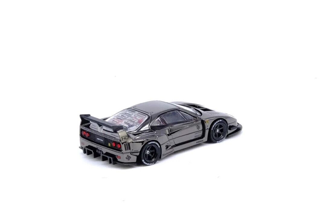 Inno64 1:64 LBWK Liberty Walk Ferrari F40 Chrome Black Inno64 1:64 LBWK Liberty Walk Ferrari F40 Chrome Black