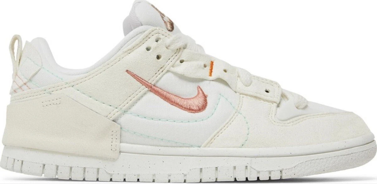 スケートボード NIKE DUNK LOW DISRUPT 2 10 (UK) Nike Dunk Low Disrupt 2 Pale Ivory Black (Women's) - DH4402-101 - US