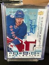 2016-17 UPPER DECK PREMIER SUPER ROOKIE AUTO PATCH PAVEL BUCHNEVICH /99