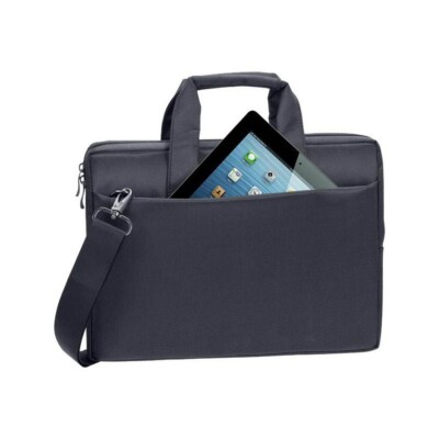 RIVACASE Laptoptasche Central 8221 Kunstfaser schwarz 8221 BLACK bis 33,8 cm