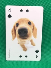 Dachshund Spade 4THE DOG  Playing card  Artlist Collection Japan